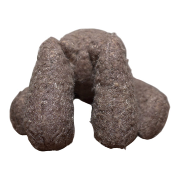 VTG Teddy Bear Wooden Red Heart & Plaid Scarf Handmade Collectible 1950-80 EUC - Picture 12 of 14